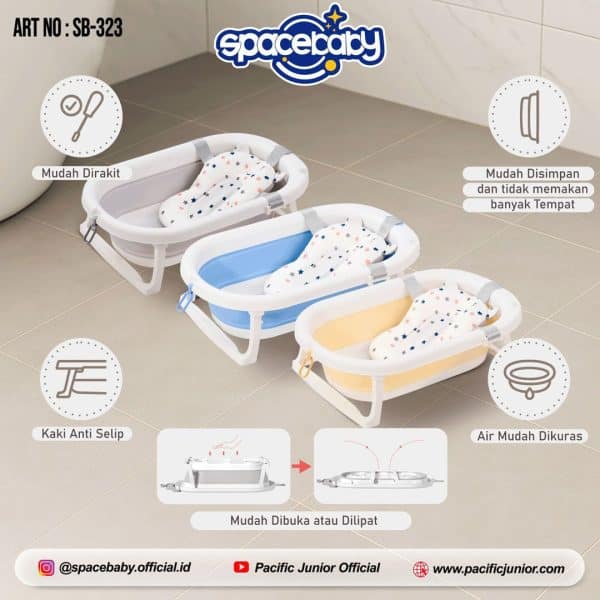 FOLDING BATH SPACEBABY SB-323 - Gambar 5
