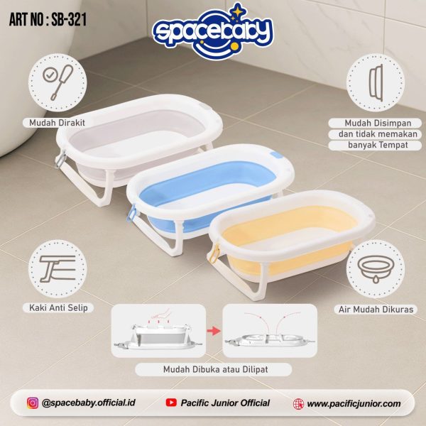 FOLDING BATH SPACEBABY SB-321 - Gambar 5