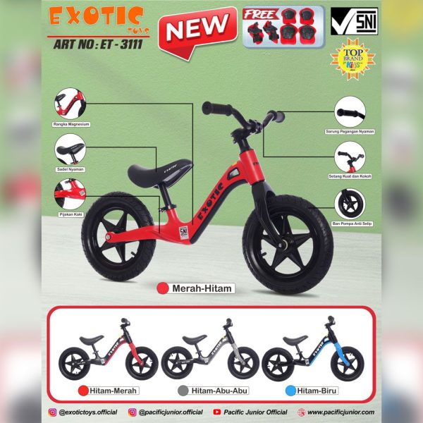 PUSH BIKE MG EXOTIC ET-3111 - Gambar 7