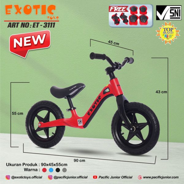 PUSH BIKE MG EXOTIC ET-3111 - Gambar 6