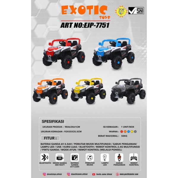 RC JEEP EXOTIC EJP-7751 - Gambar 9