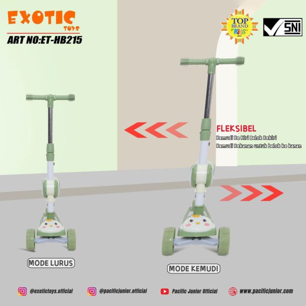 SCOOTER EXOTIC ET-HB215 (CHICKY DUDUK) - Gambar 3