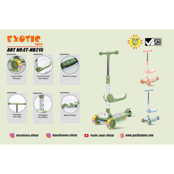 SCOOTER EXOTIC ET-HB215 (CHICKY DUDUK) - Gambar 7