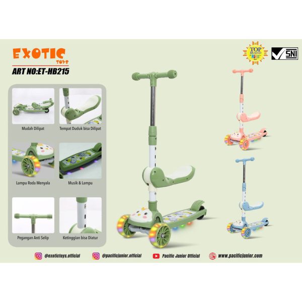 SCOOTER EXOTIC ET-HB215 (CHICKY DUDUK) - Gambar 6