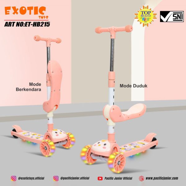 SCOOTER EXOTIC ET-HB215 (CHICKY DUDUK) - Gambar 2