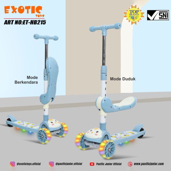 SCOOTER EXOTIC ET-HB215 (CHICKY DUDUK) - Gambar 4