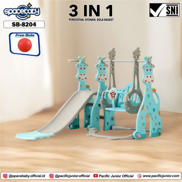 SLIDE SPACEBABY SB-8204 (3 IN 1 / JERAPAH) - Gambar 5
