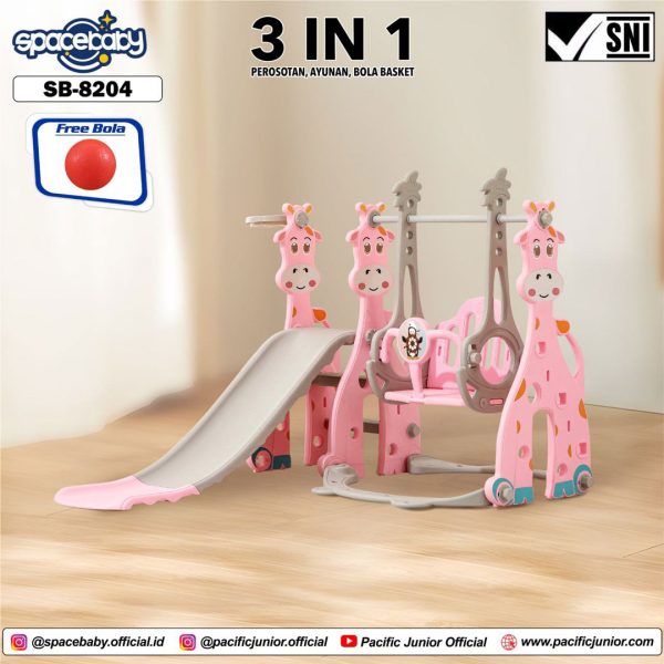 SLIDE SPACEBABY SB-8204 (3 IN 1 / JERAPAH) - Gambar 6