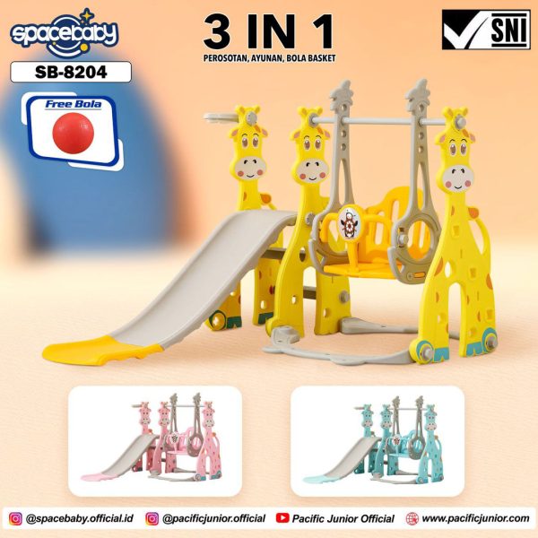 SLIDE SPACEBABY SB-8204 (3 IN 1 / JERAPAH) - Gambar 4