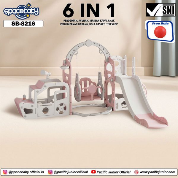 SLIDE SPACEBABY SB-8216 (6 IN 1) - Gambar 4