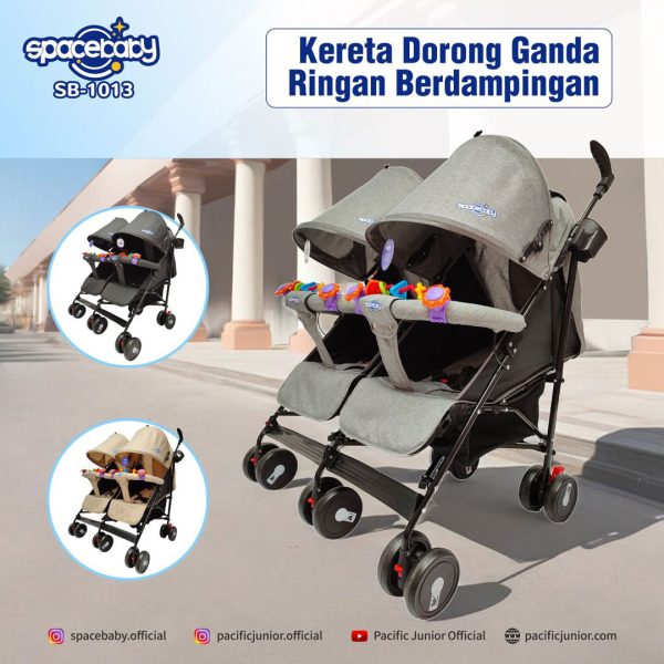 BABY STROLLER SPACEBABY SB-1013 (TWIN / ALL NEW DESIGN) - Gambar 2