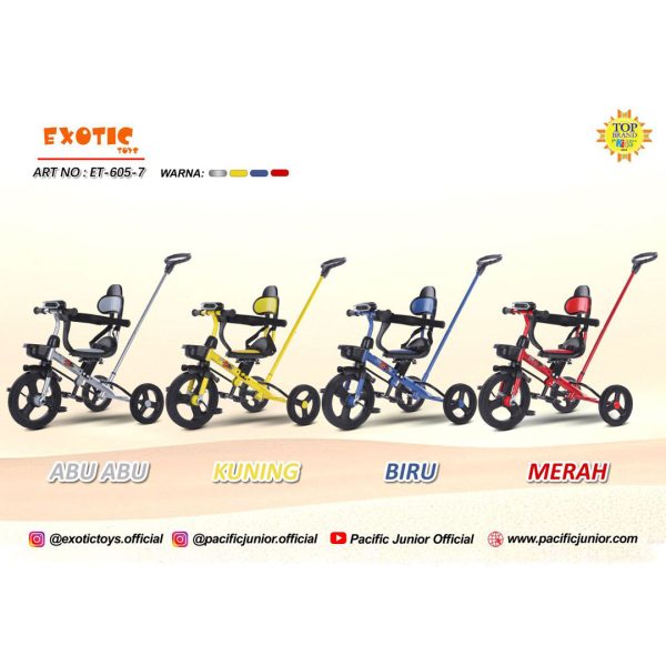 TRICYCLE EXOTIC ET-605-7 (3 IN 1) - Gambar 7