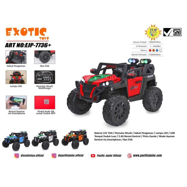RC JEEP EXOTIC EJP-7736+ - Gambar 3