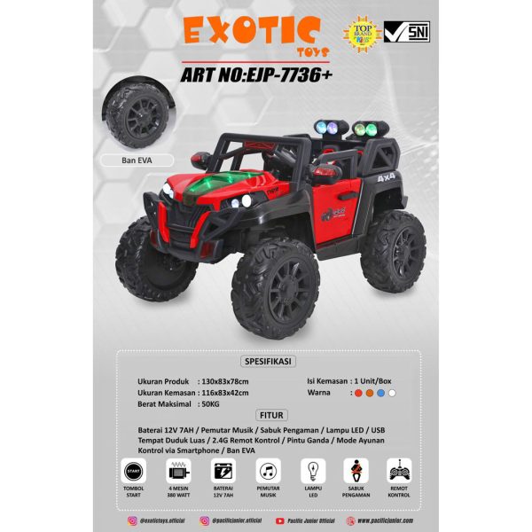 RC JEEP EXOTIC EJP-7736+ - Gambar 2