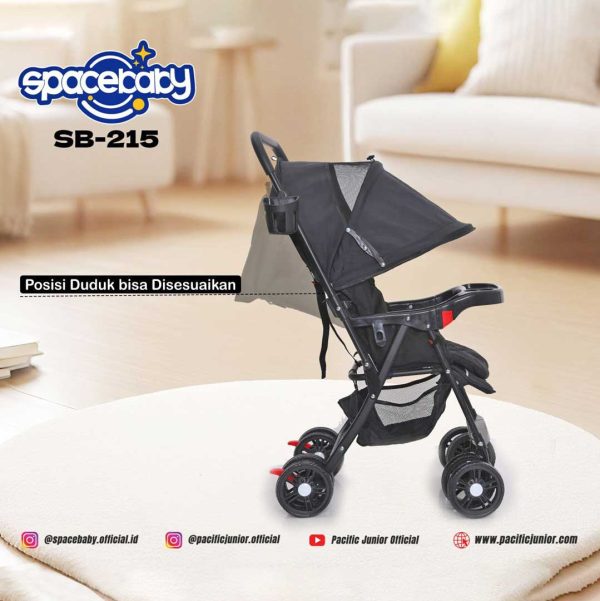 BABY STROLLER SPACEBABY SB-215 - Gambar 3