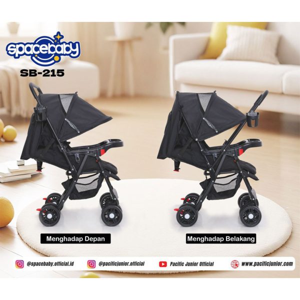 BABY STROLLER SPACEBABY SB-215 - Gambar 8