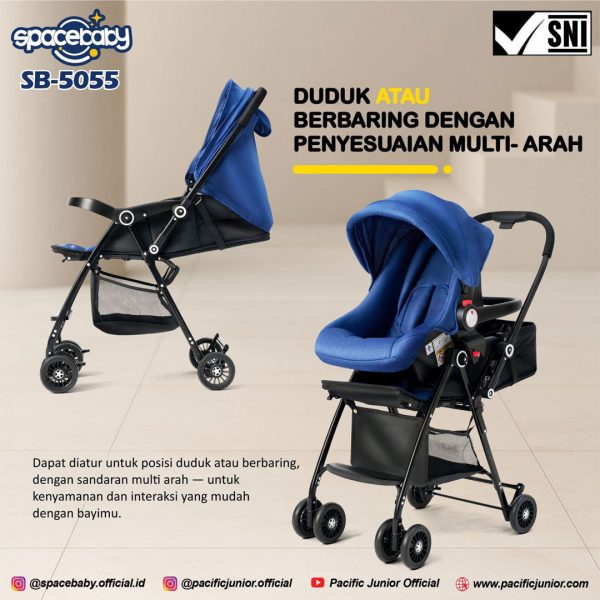 BABY STROLLER SPACEBABY SB-5055 - Gambar 2