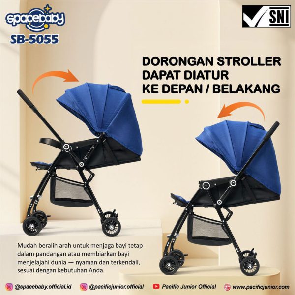 BABY STROLLER SPACEBABY SB-5055 - Gambar 5