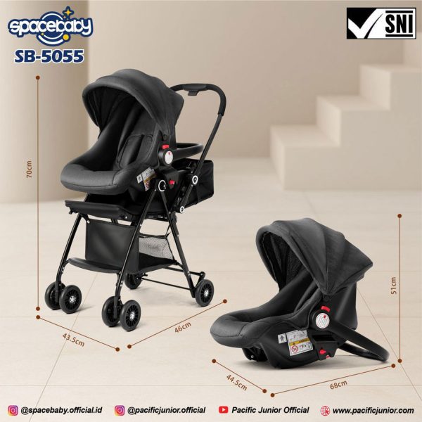 BABY STROLLER SPACEBABY SB-5055 - Gambar 7