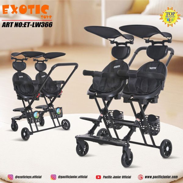 MAGIC STROLLER EXOTIC ET-LW366 (TWINS) - Gambar 6