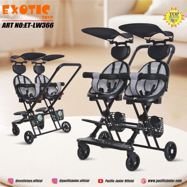 MAGIC STROLLER EXOTIC ET-LW366 (TWINS) - Gambar 7