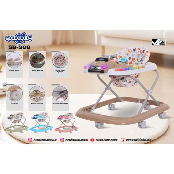 BABY WALKER SPACEBABY SB-308 (CAR) - Gambar 6