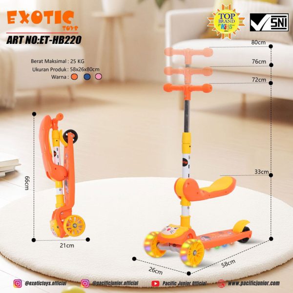 SCOOTER EXOTIC ET-HB220 - Gambar 7