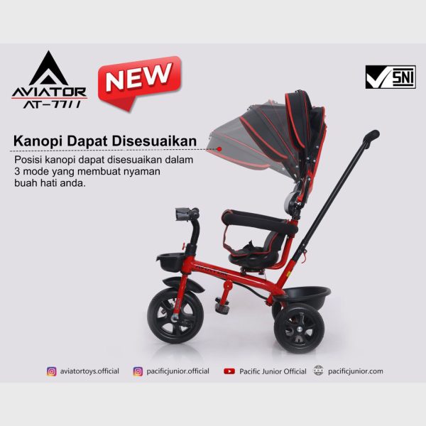 TRICYCLE AVIATOR AT-7711 (4 IN 1) - Gambar 4
