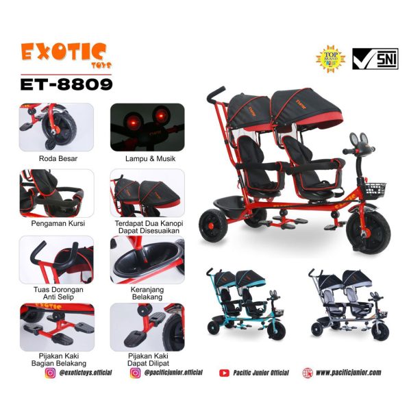 TRICYCLE EXOTIC ET-8809 - Gambar 3