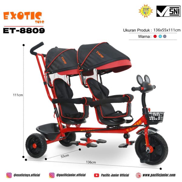 TRICYCLE EXOTIC ET-8809 - Gambar 2