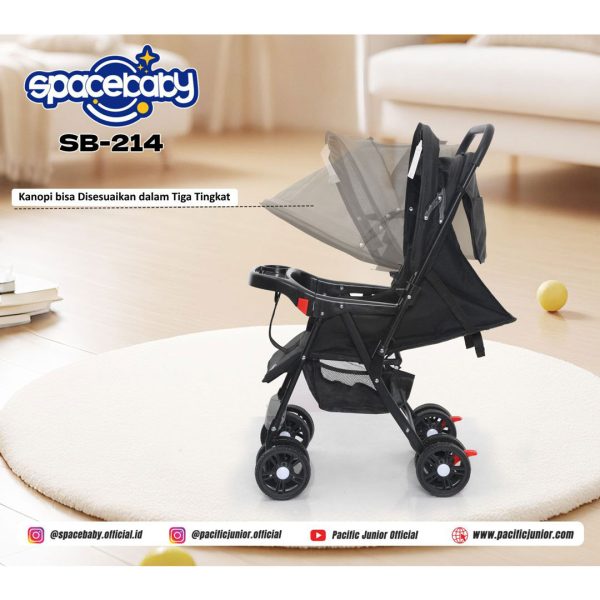 BABY STROLLER SPACEBABY SB-214 - Gambar 6