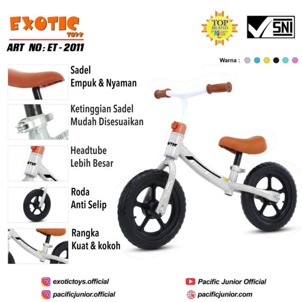 PUSH BIKE EXOTIC ET-2011 - Gambar 2