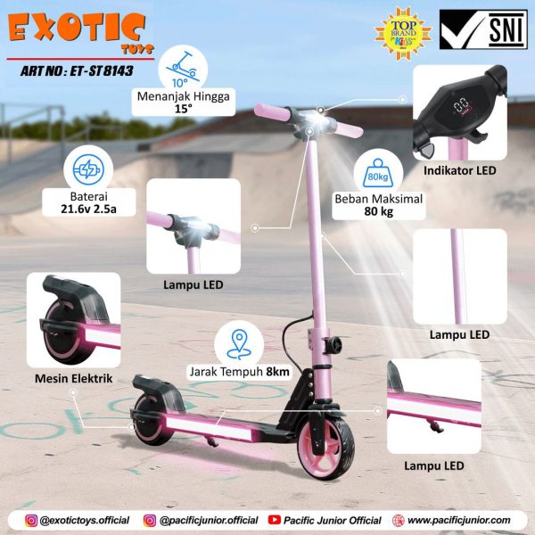 ELECTRIC SCOOTER EXOTIC ET-ST8143 - Gambar 2