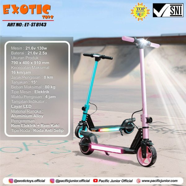 ELECTRIC SCOOTER EXOTIC ET-ST8143 - Gambar 3