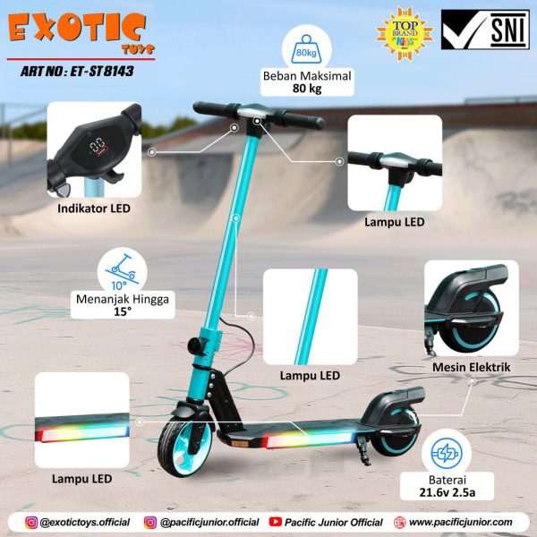 ELECTRIC SCOOTER EXOTIC ET-ST8143