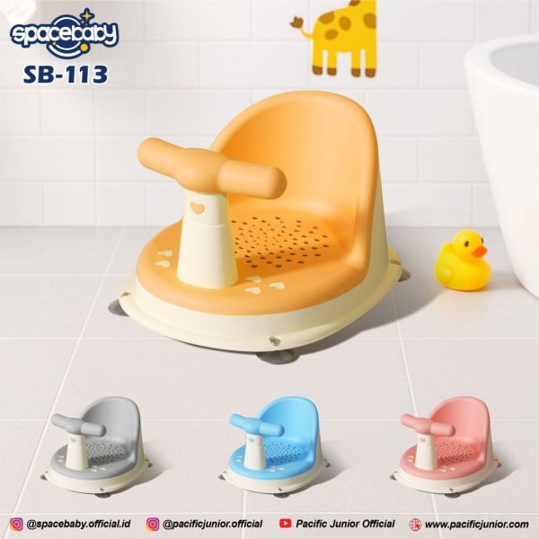 BABY BATH SEAT SPACEBABY SB-113 - Gambar 7