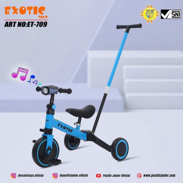 BALANCE BIKE EXOTIC ET-709 (4 IN 1 / MUSIC) - Gambar 5