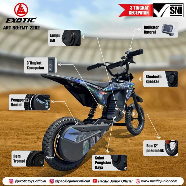 MOTOR TRAIL MINI EXOTIC EMT-2282 - Gambar 6