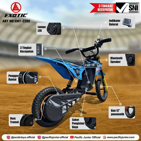 MOTOR TRAIL MINI EXOTIC EMT-2282 - Gambar 2
