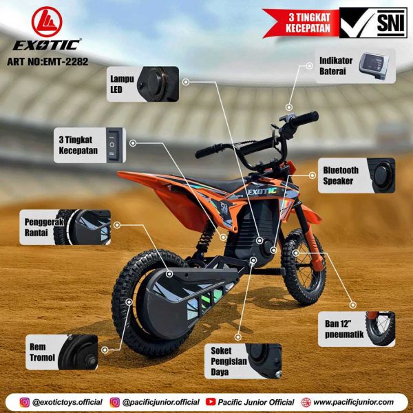 MOTOR TRAIL MINI EXOTIC EMT-2282 - Gambar 4