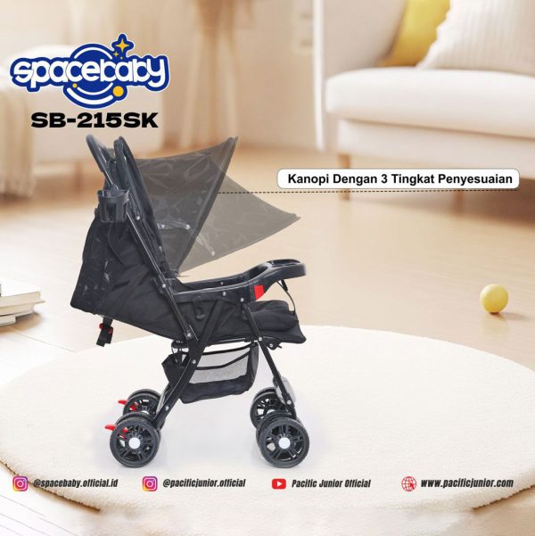BABY STROLLER SPACEBABY SB-215 SK - Gambar 9