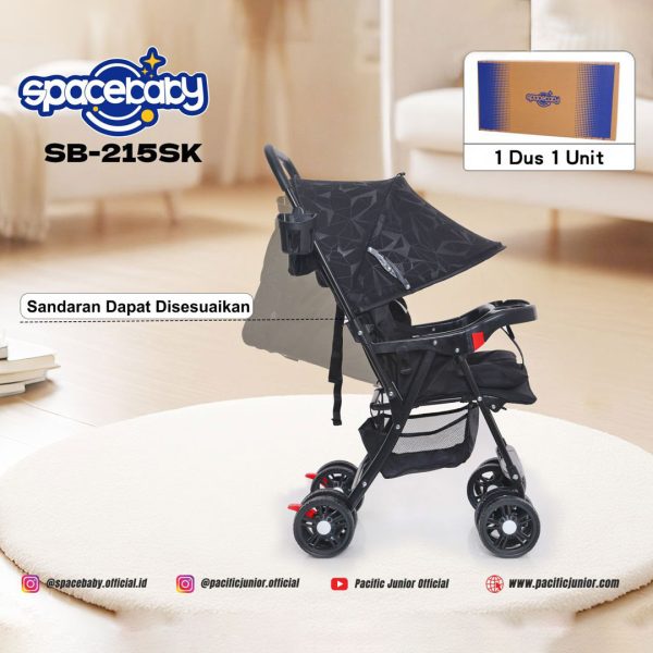 BABY STROLLER SPACEBABY SB-215 SK - Gambar 3