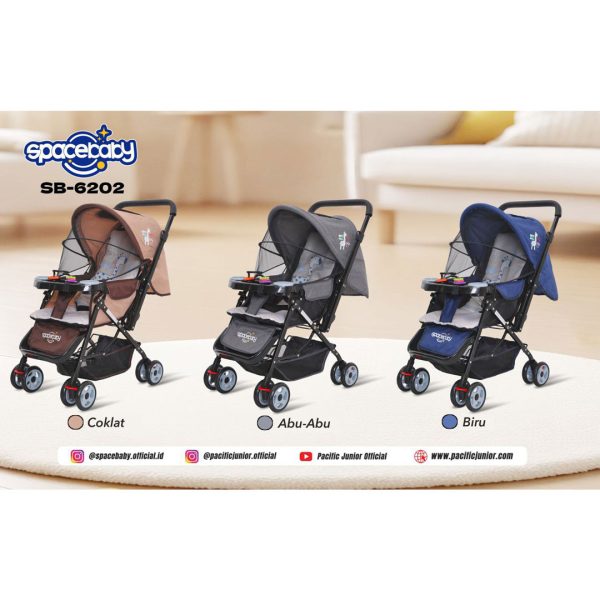 BABY STROLLER SPACEBABY SB-6202 - Gambar 10