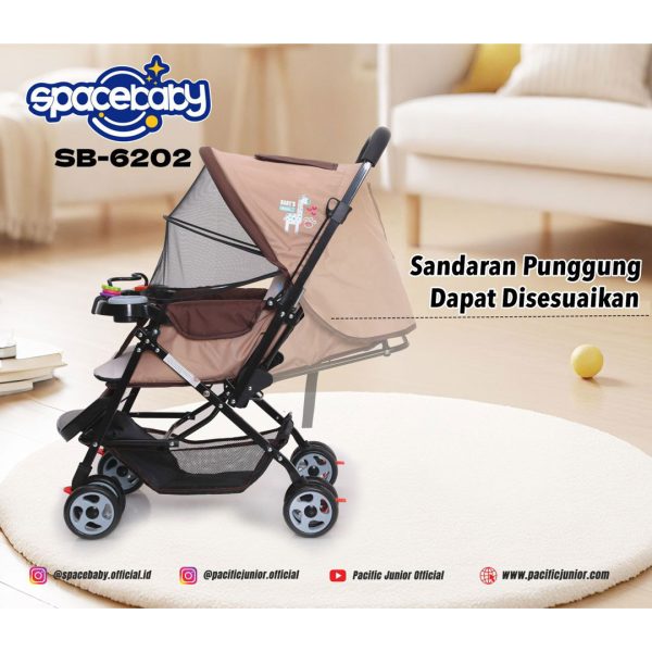 BABY STROLLER SPACEBABY SB-6202 - Gambar 2