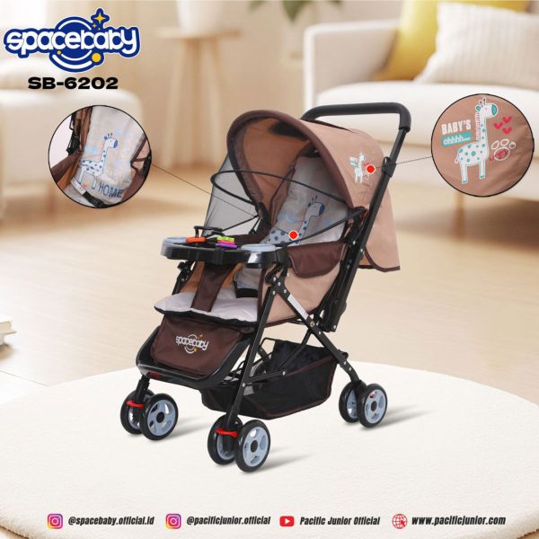 BABY STROLLER SPACEBABY SB-6202 - Gambar 6