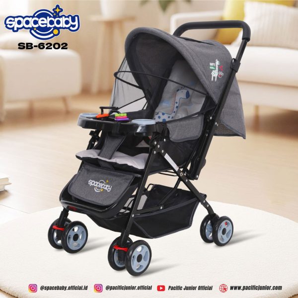 BABY STROLLER SPACEBABY SB-6202 - Gambar 7
