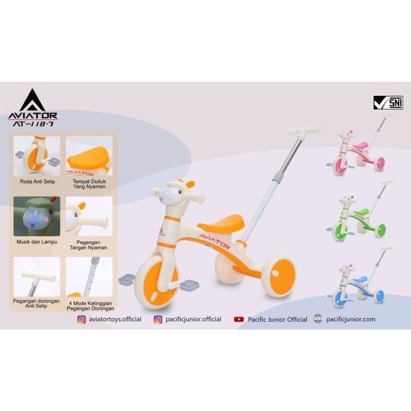 TRICYCLE AVIATOR AT-118-7 (ALPACA/2 IN 1) - Gambar 2