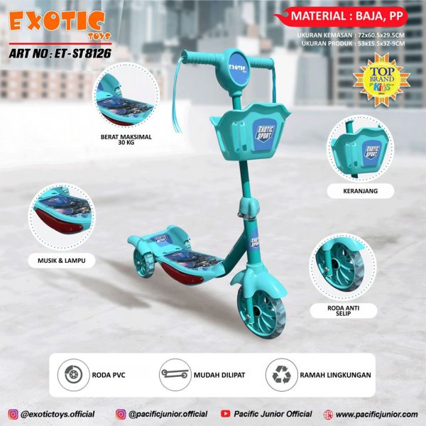 SCOOTER EXOTIC ET-ST8126 - Gambar 3