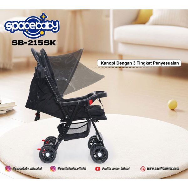 BABY STROLLER SPACEBABY SB-215 SK - Gambar 3