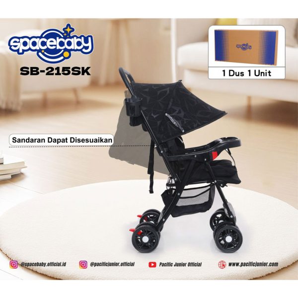 BABY STROLLER SPACEBABY SB-215 SK - Gambar 4